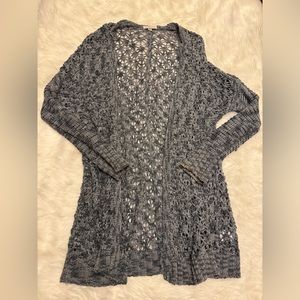 Gray American Eagle knit cardigan